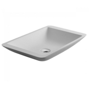 VOLLE Умывальник 59,5*34,5*10,5см накладной каменный Solid surface