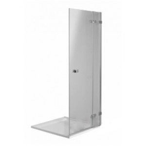 Двери распашные KOLO NEXT 120 см, правые, закаленное стекло, хром/серебряный блеск, Reflex