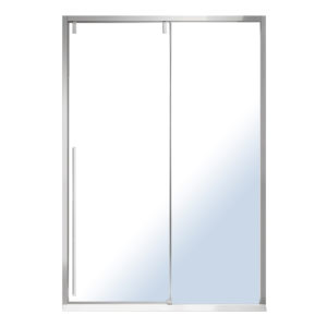 VOLLE AIVA дверь в нишу 120*195см, раздвижная, прозрачное стекло 8мм, хром