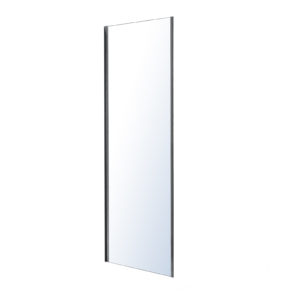 EGER LEXO стенка боковая 80*195см для комплектации с дверью, прозрачное стекло 6мм, хром