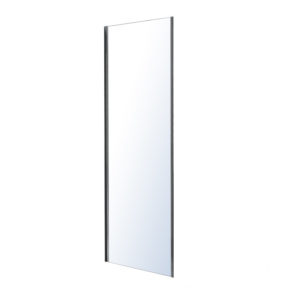 EGER LEXO стенка боковая 90*195см для комплектации с дверью, прозрачное стекло 6мм, хром