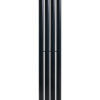 Вертикальный дизайнерский радиатор ARTTIDESIGN Rimini 4/1800 черный песок