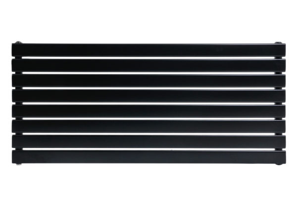 Горизонтальный дизайнерский радиатор Livorno G 8/1200 черный матовый
