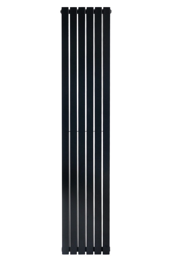 Вертикальный дизайнерский радиатор ARTTIDESIGN Terni II 6/1800/354/50 черный песок