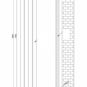 Дизайнерский вертикальный радиатор ARTTIDESIGN Livorno II 4/1800/272/50 Цвет белый матовый