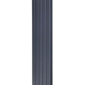 Вертикальный дизайнерский радиатор ARTTIDESIGN Livorno II 5/1800/340/50 Цвет серый матовый