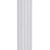 Вертикальный дизайнерский радиатор ARTTIDESIGN Livorno II 5/1800/340/50 Цвет белый матовый