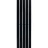 Вертикальный дизайнерский радиатор ARTTIDESIGN Livorno II 5/1800/340/50 Цвет черный песок