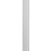 Вертикальный дизайнерский радиатор ARTTIDESIGN Bari II 4/1800 белый матовий