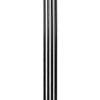 Вертикальный дизайнерский радиатор ARTTIDESIGN Bari II 4/1800 черный матовый