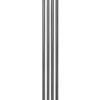 Вертикальный дизайнерский радиатор ARTTIDESIGN Bari 4/1800 серый матовый