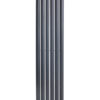 Вертикальный дизайнерский радиатор ARTTIDESIGN Rimini II 6/1800/354/50 серый матовый