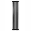 Вертикальные дизайнерские радиаторы отопления ARTTIDESIGN Bari II 8/1800/380 чёрный матовый