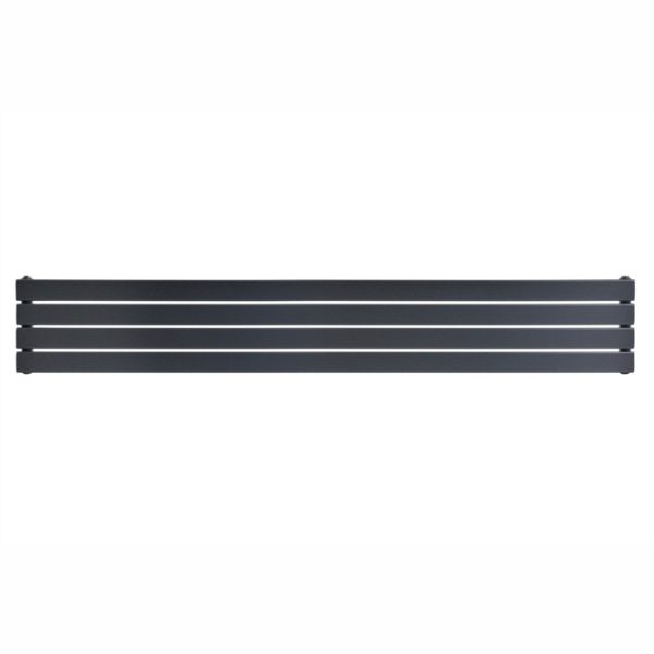 Горизонтальный дизайнерский радиатор отопления ARTTIDESIGN Livorno ІІ G 4/1800 серый матовий