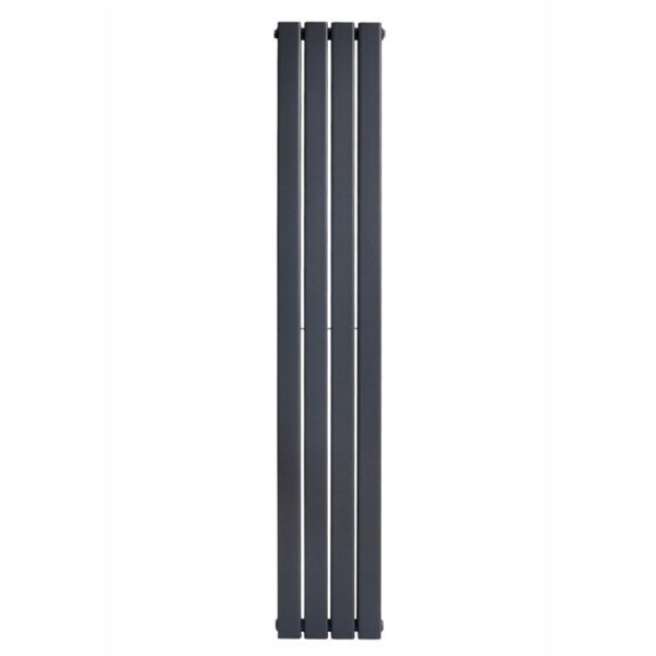 Дизайнерский вертикальный радиатор отопления  ARTTIDESIGN Livorno II 4/1800/272/50 серый матовий