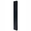 Дизайнерский вертикальный радиатор отопления  ARTTIDESIGN Livorno II 4/1800/272/50 чёрный матовий