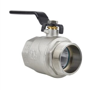 Шаровой кран Raftec Black PN40 НВ 2" прямой, латунь (DRH61)