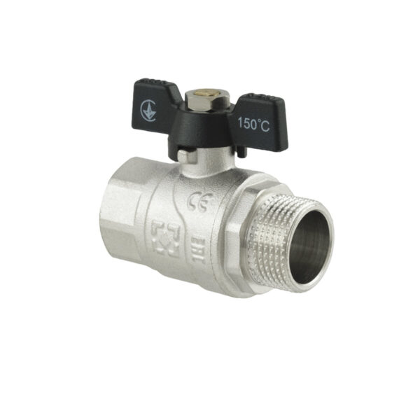 Шаровой кран Raftec Black PN20 НВ 3/4"