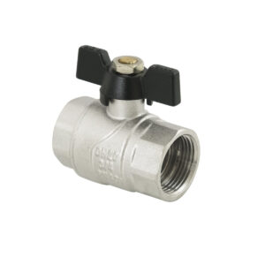 Шаровой кран Raftec Black PN40 ВВ 3/4" прямой, латунь (DRB2)