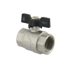 Шаровой кран Raftec Black PN40 ВВ 1" прямой, латунь (DRB3)