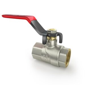 Шаровой кран Raftec Red PN40 ВВ 1/2" прямой, латунь (CBH-01)