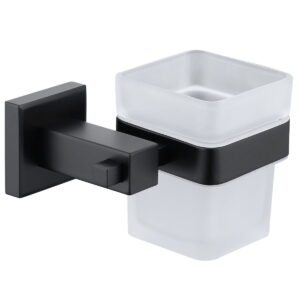 Стакан для зубных щеток Venta V330B настенный, черный