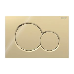 Кнопка для инсталляции Geberit Sigma01 круглая, латунь (115.770.DT.5)