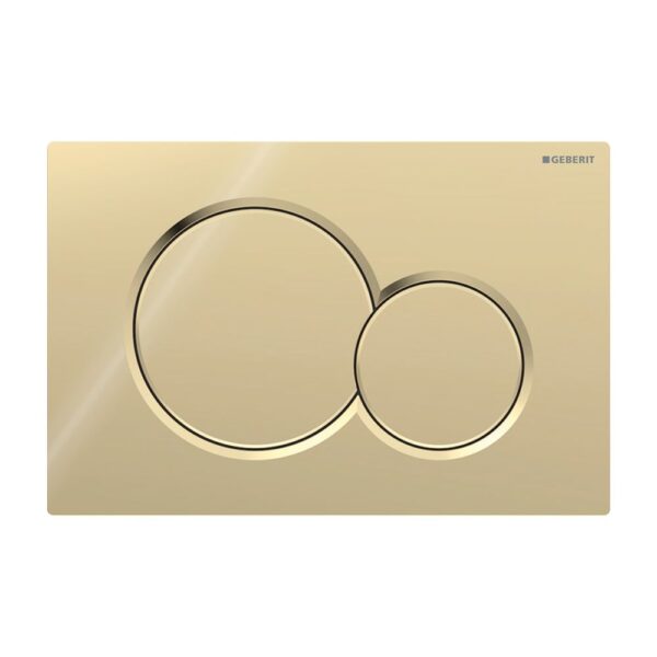 Кнопка для инсталляции Geberit Sigma01 круглая, латунь (115.770.DT.5)