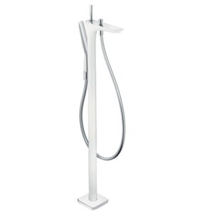 Смеситель для ванны Hansgrohe PuraVida однорычажный, белый (15473400)