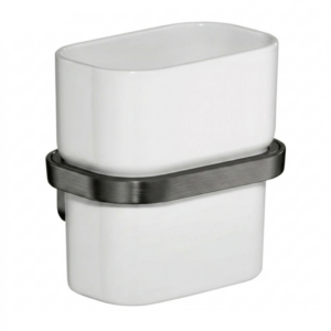 Стакан для зубных щеток Axor Urquiola настенный, черный хром (42434340)