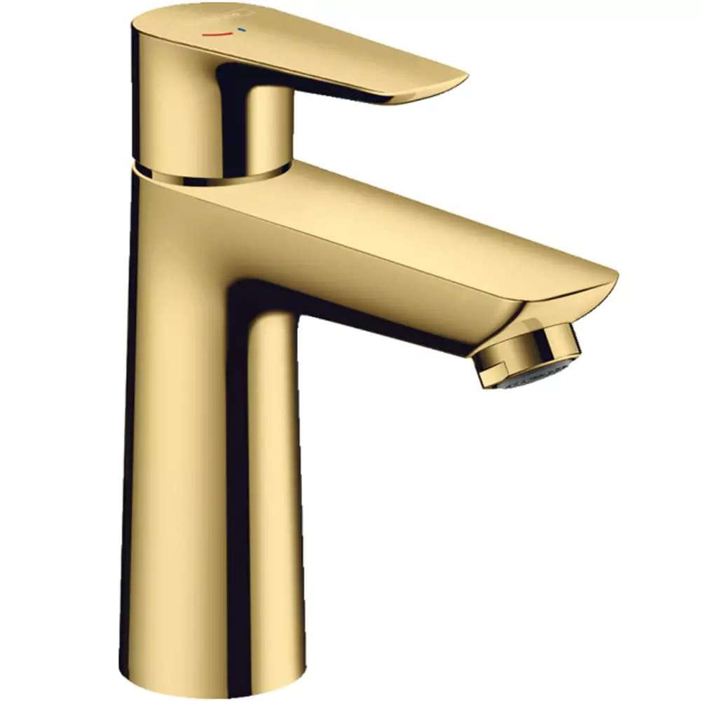 71713990 Смеситель для раковины Hansgrohe Talis E однорычажный, золото (71713990)