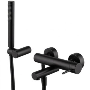 Смеситель для ванны Fima Carlo Frattini Spillo Up однорычажный, черный матовый (D F3034NS)