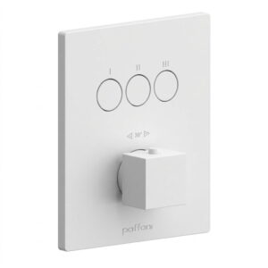 Смеситель для душа Paffoni Compact box термостатический, белый (CPT519BO)