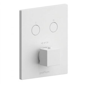 Смеситель для душа Paffoni Compact box термостатический, белый (CPT518BO)