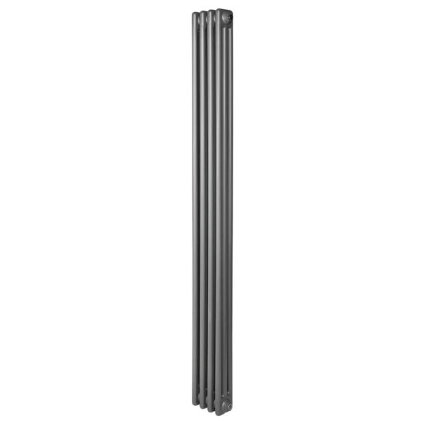 Вертикальный дизайнерский радиатор отопления ARTTIDESIGN Bari III 4/1800/200 серый