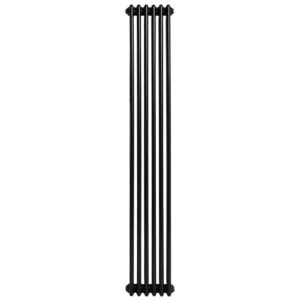 Вертикальный дизайнерский радиатор отопления ARTTIDESIGN Bari III 6/1800/290/50 черный матовый