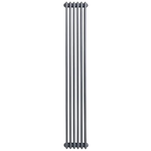 Вертикальные дизайнерские радиаторы отопления ARTTIDESIGN Bari III 6/1800/290 серый матовый