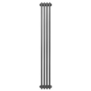 Вертикальный дизайнерский радиатор отопления ARTTIDESIGN Bari II 4/1800/200 серый матовый