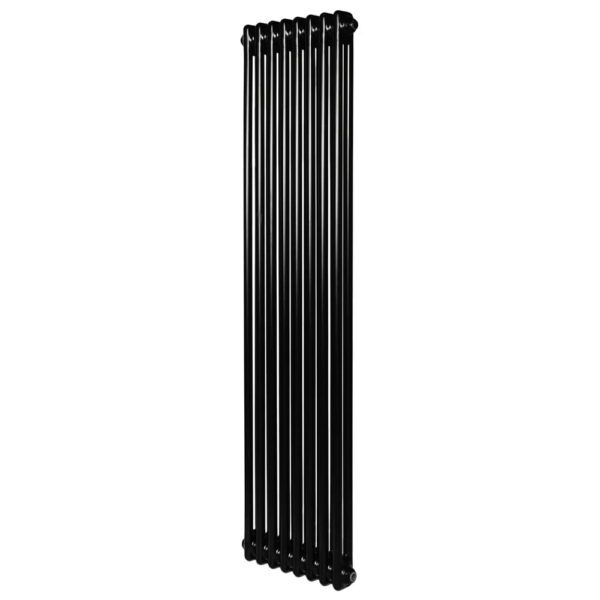 Вертикальный дизайнерский радиатор отопления ARTTIDESIGN Bari II 8/1800/380/50 чёрный