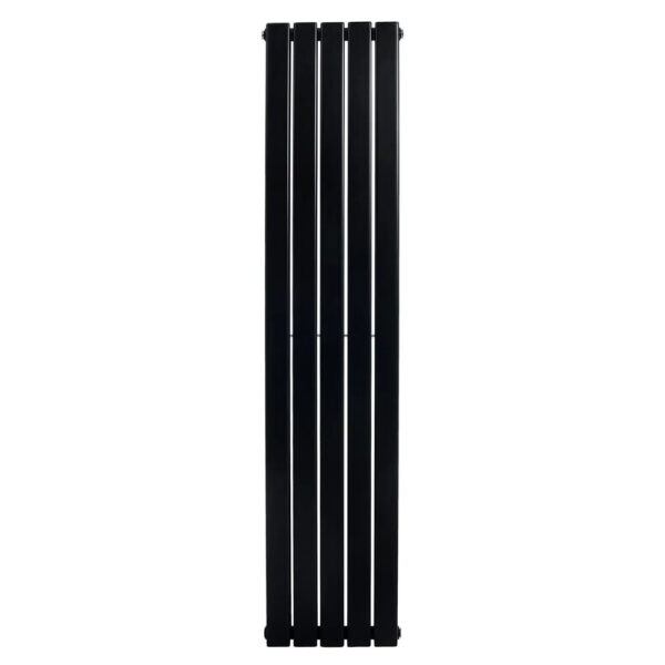 Вертикальный дизайнерский радиатор отопления ARTTIDESIGN Livorno II 5/1800/340/50 чёрный матовый
