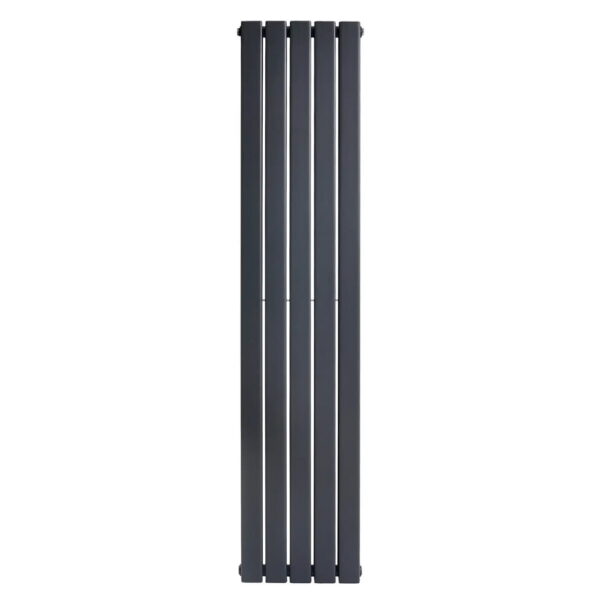 Вертикальный дизайнерский радиатор отопления ARTTIDESIGN Livorno II 5/1800/340 серый матовый