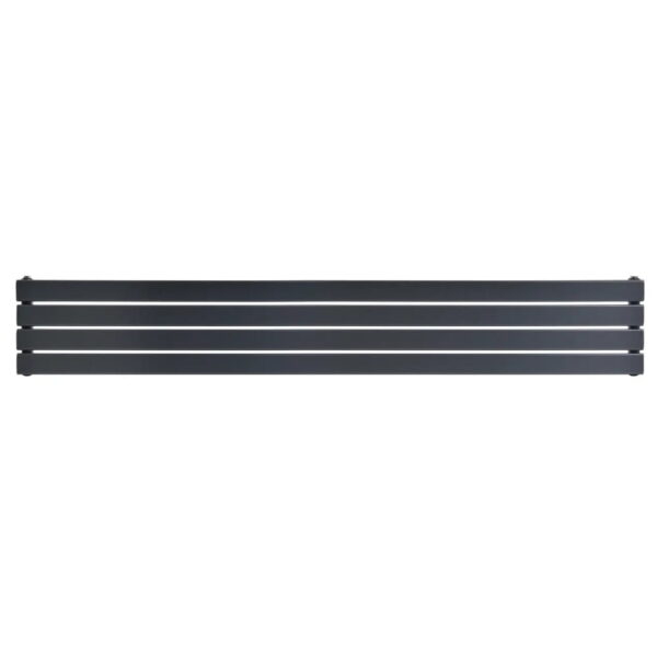 Горизонтальный дизайнерский радиатор отопления ARTTIDESIGN Livorno ІІ G 4/272/1800 серый матовый