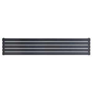 Горизонтальный дизайнерский радиатор отопления ARTTIDESIGN Livorno ІІ G 5/340/1600/50 серый матовый