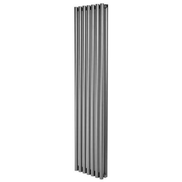 Вертикальный дизайнерский радиатор отопления ARTTIDESIGN Matera II 7/1800/413/50 серый