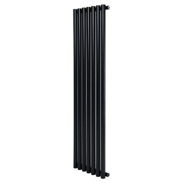 Вертикальный дизайнерский радиатор отопления ARTTIDESIGN Matera 7/1800/413/50 чёрный