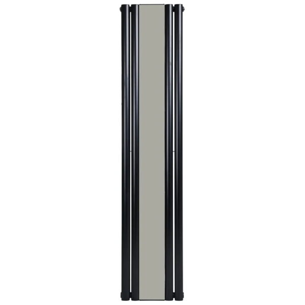 Вертикальный дизайнерский радиатор отопления ARTTIDESIGN Rimini II M 4/1800/382/50 чёрный матовый