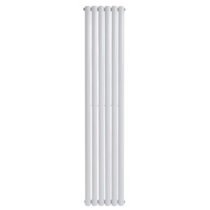 Вертикальный дизайнерский радиатор отопления ARTTIDESIGN Rimini II 6/1800/354/50 белый матовый