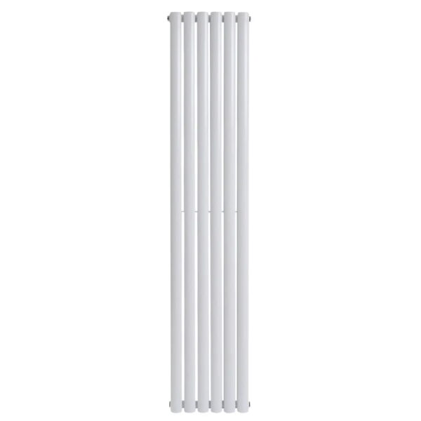 Вертикальный дизайнерский радиатор отопления ARTTIDESIGN Rimini II 6/1800/354/50 белый матовый