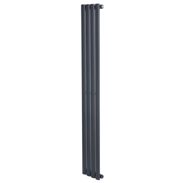Вертикальный дизайнерский радиатор отопления ARTTIDESIGN Rimini 4/1800/236/50 серый