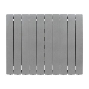 Горизонтальный алюминиевый радиатор FONDITAL BLITZ SUPER B4 350/100 GRAPHITE 3R дизайнерский 10 секций